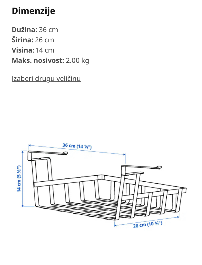 dimenzije