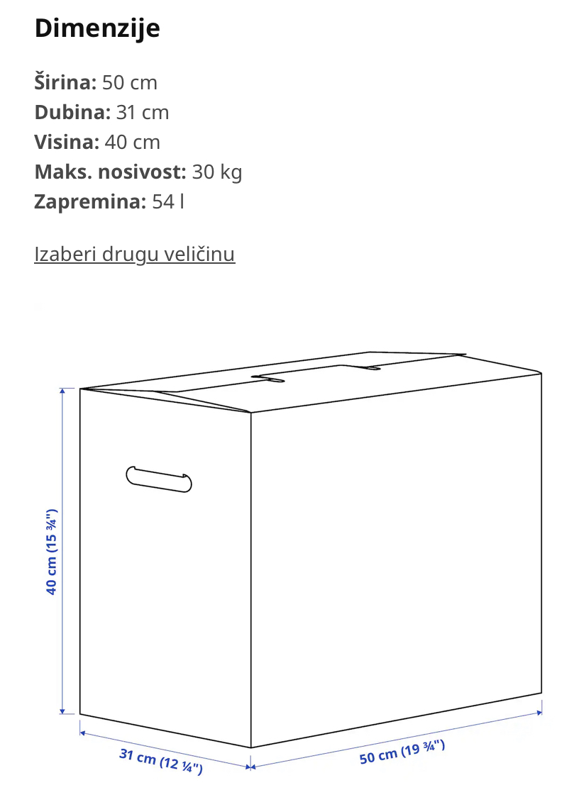 dimenzije