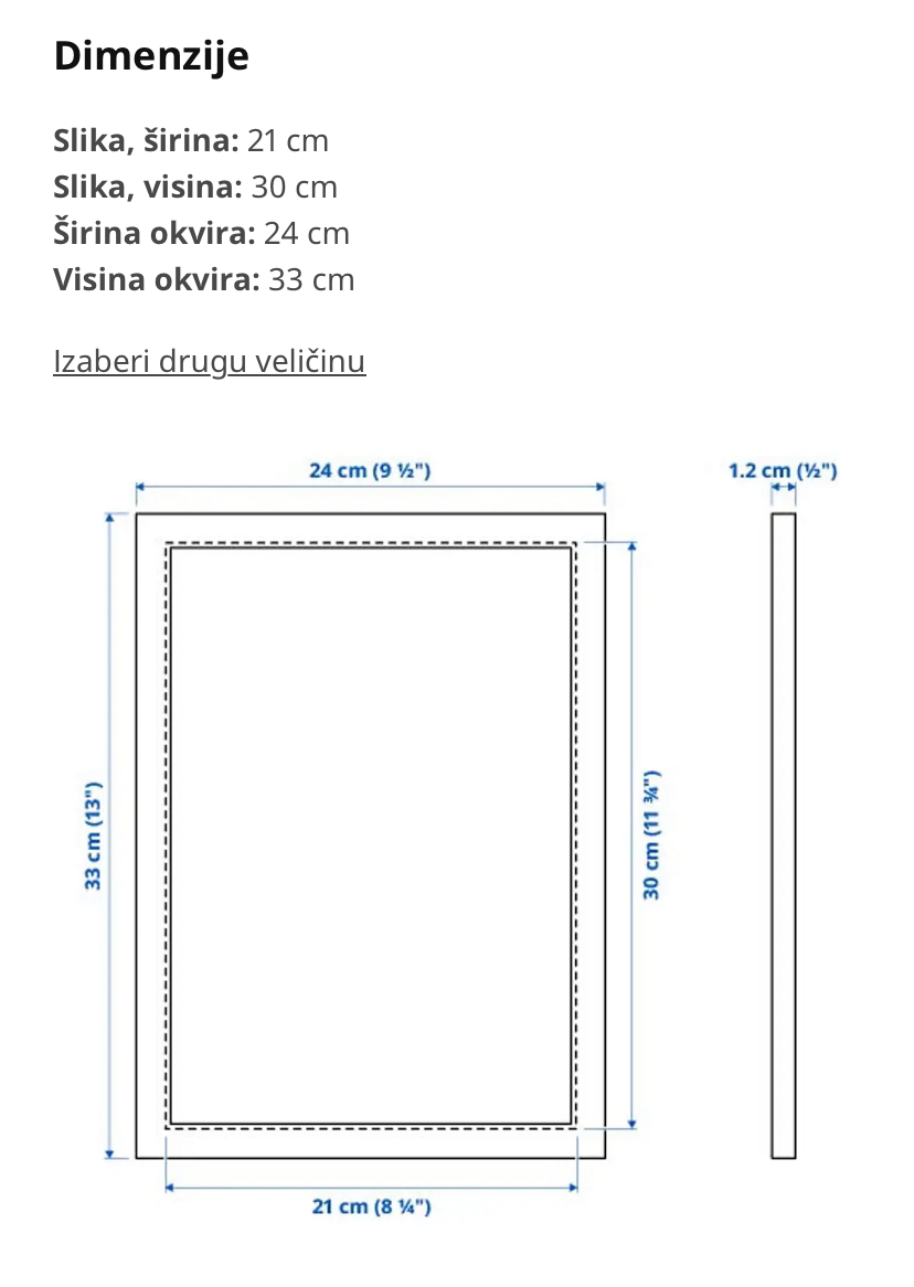 dimenzije