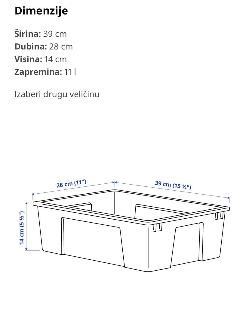 dimenzije