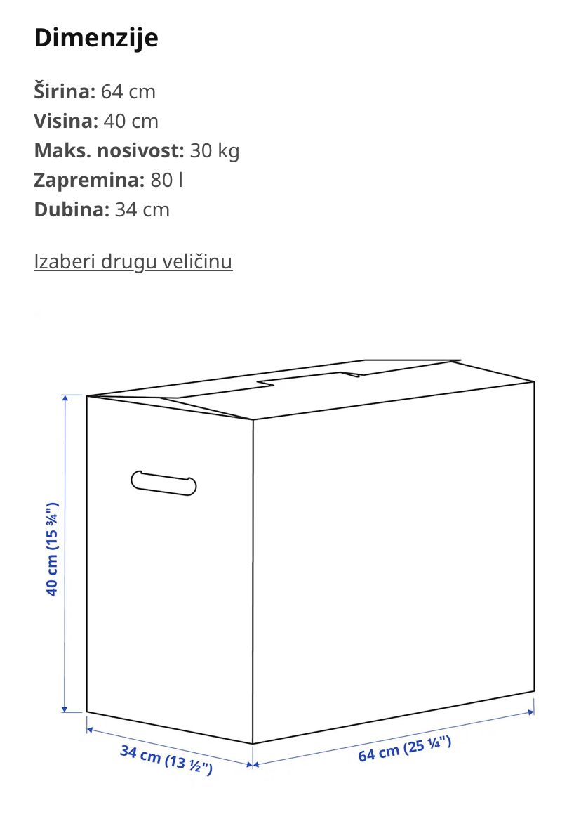 dimenzije