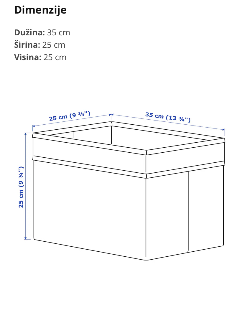 dimenzije