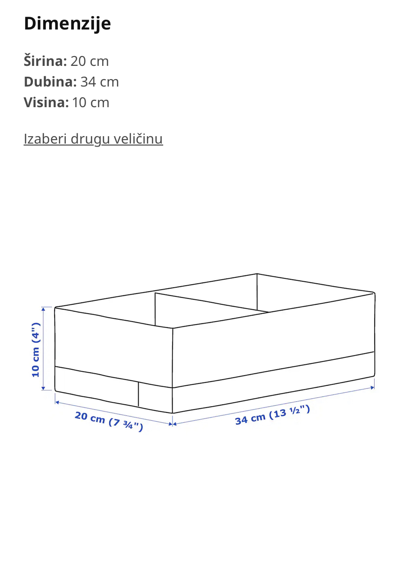 dimenzije