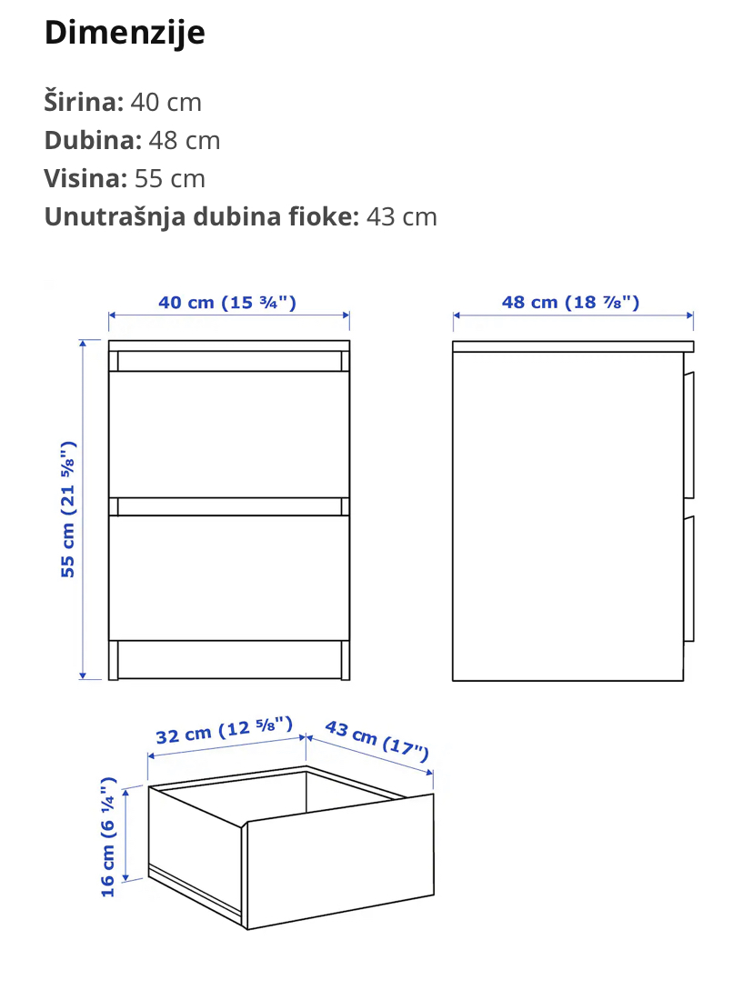 dimenzije