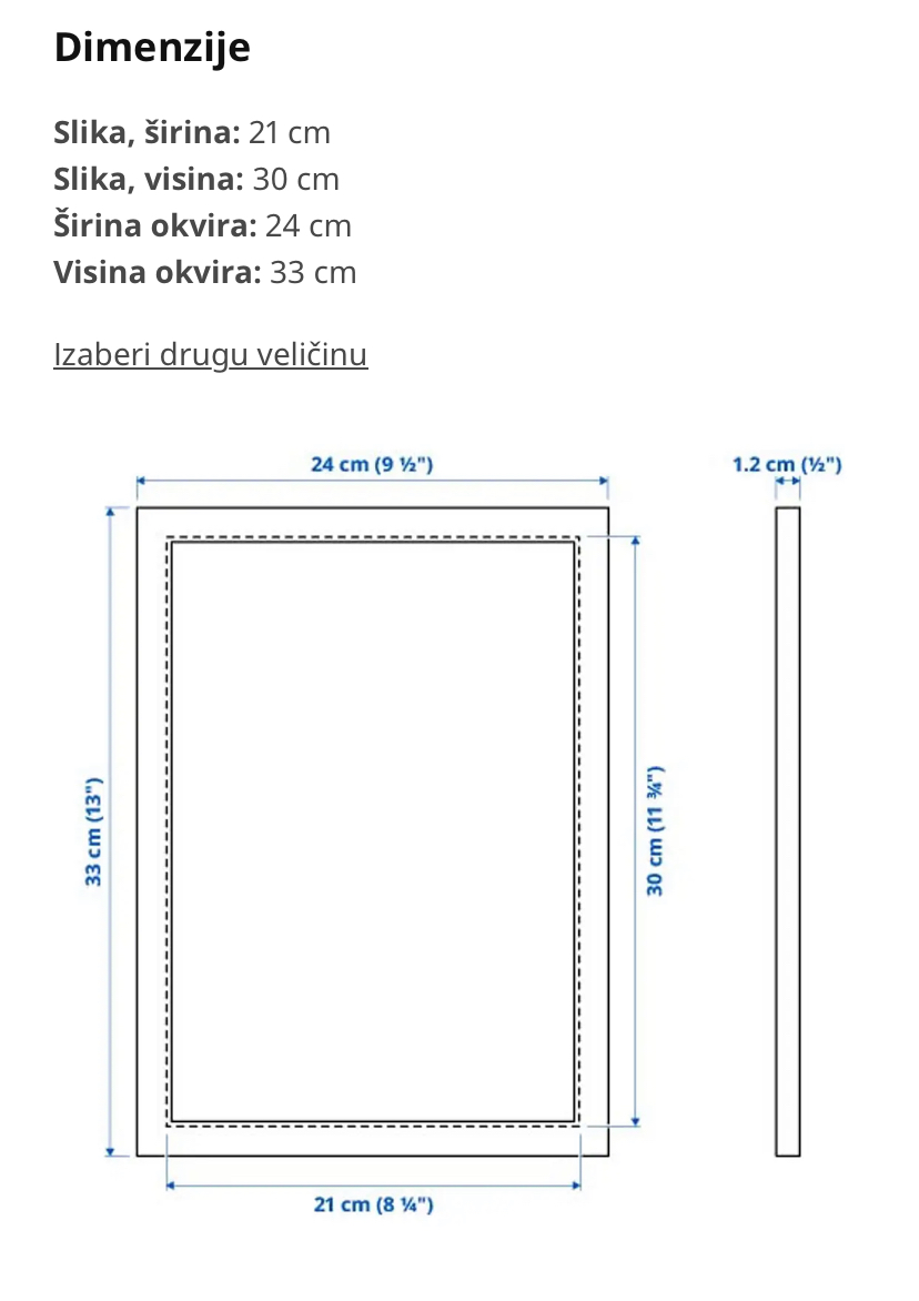 dimenzije