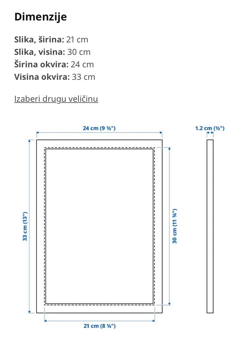 dimenzije