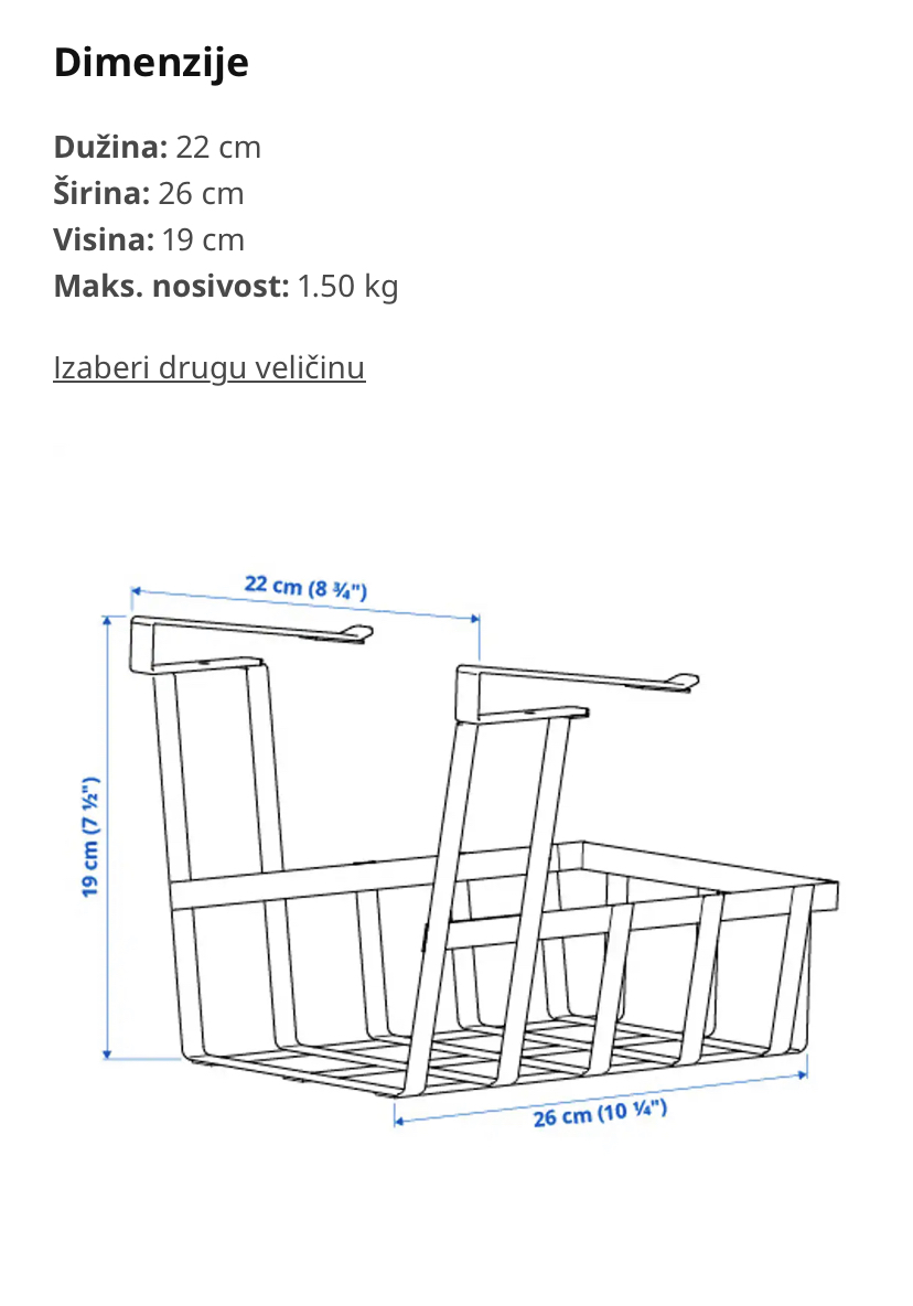 dimenzije